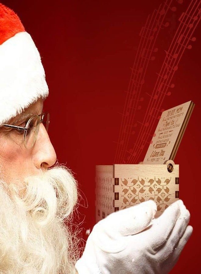 أو ستافس صندوق هدايا موسيقي من أويستفس، صندوق موسيقي محفور بالليزر - صندوق موسيقي يدوي - صندوق موسيقي عتيق، هدية عيد ميلاد (لأمي) - Image 3